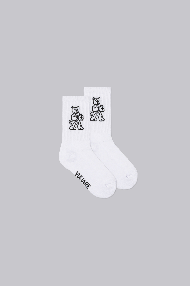 TEDDY SOCKS (BLACK)